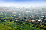 晨雾中的根河市