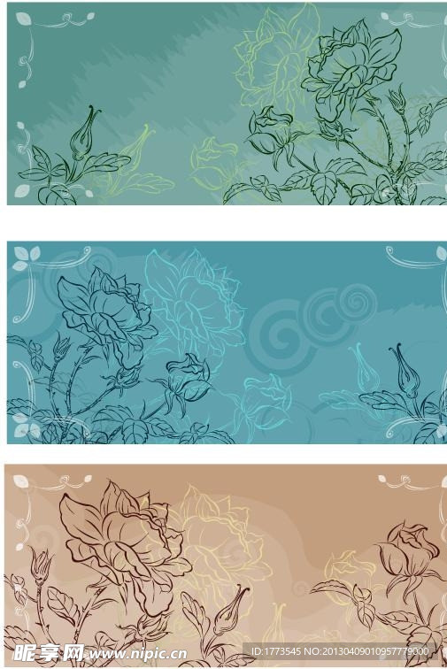 时尚花纹 梦幻花纹