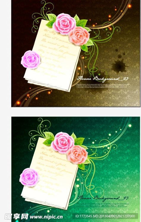 时尚花纹 梦幻花纹