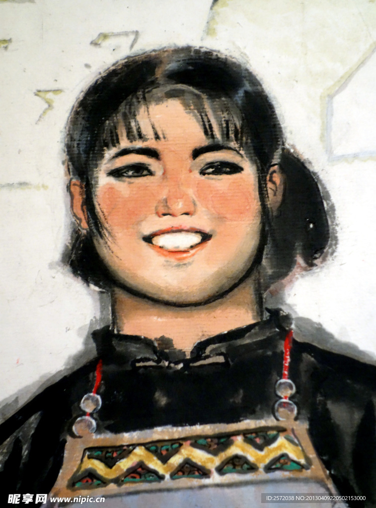 国画人像