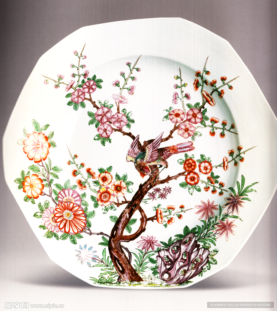 盘子花纹