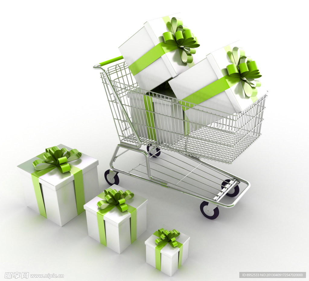 购物车与礼品盒