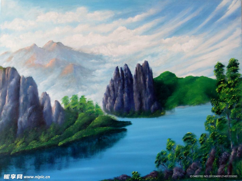 风景油画