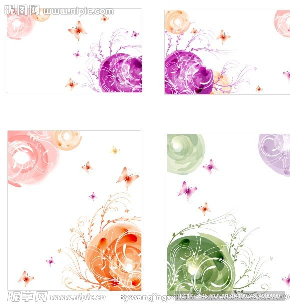 时尚花纹 梦幻花纹