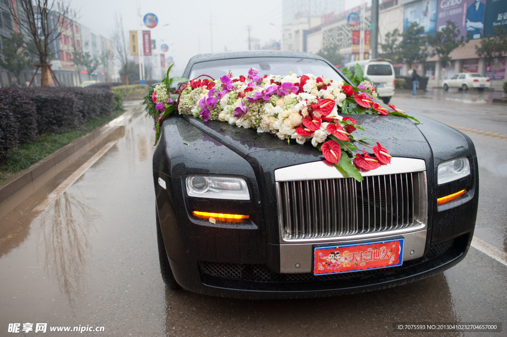 劳斯莱斯幻影婚礼花车