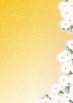 日系淡雅黄色背景底图