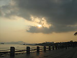 黄昏 海边