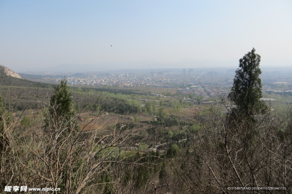 登封市区远眺