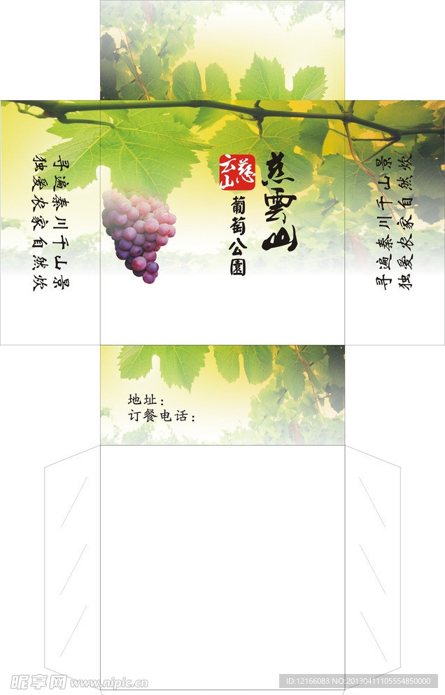 葡萄包装盒子