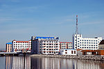 根阳桥东南岸建筑风景