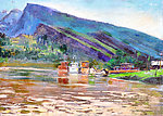 山水油画