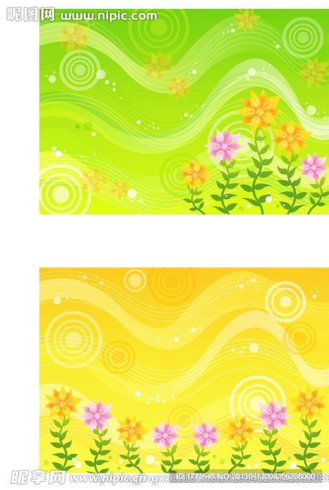 时尚花纹 梦幻花纹