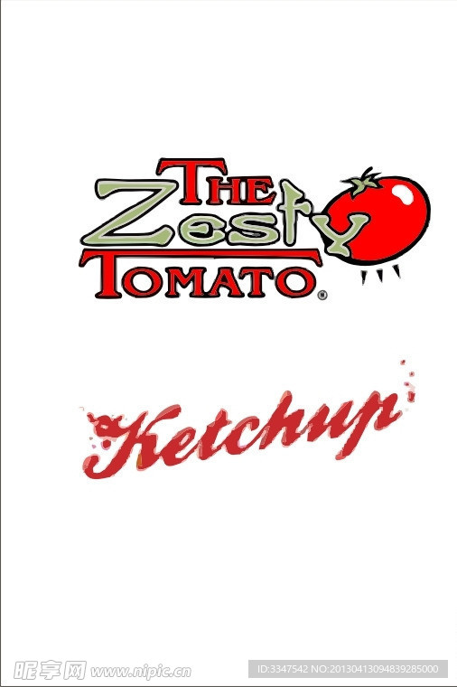 食物logo