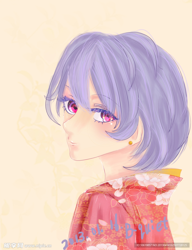 动漫女孩插画