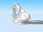 鲤鱼3D模型