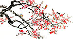 桃花国画