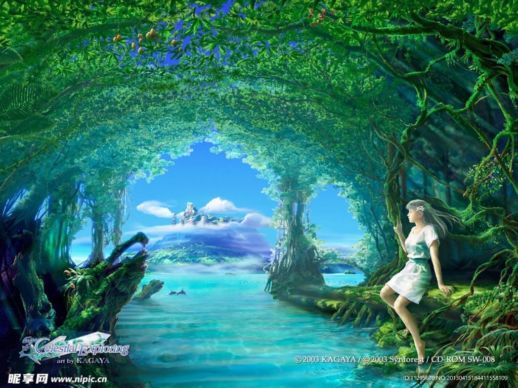 风景 美女