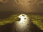 河流风景画