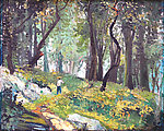 森林油画