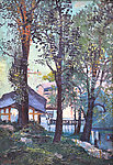 村庄油画