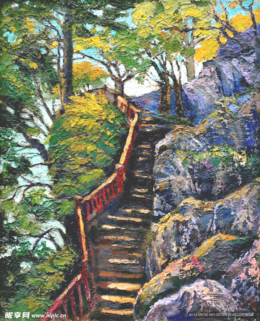 风景油画