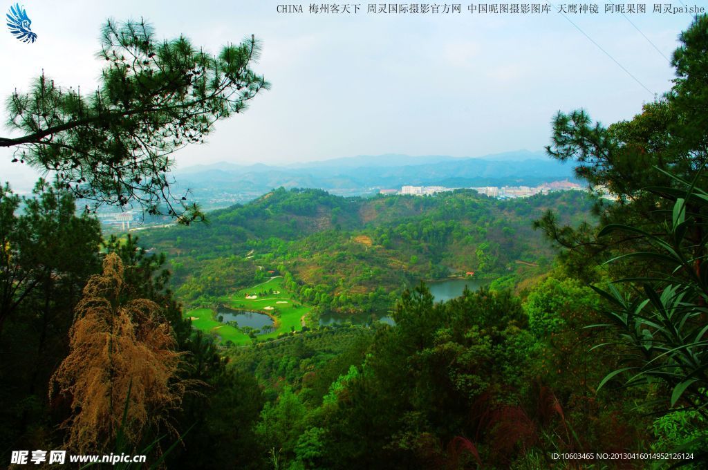 梅县客天下高山风景