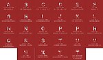 26个英文字母