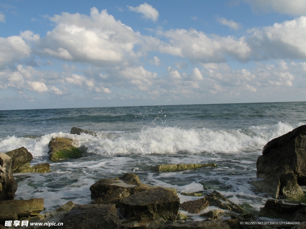 松娜峡湾 海边风景