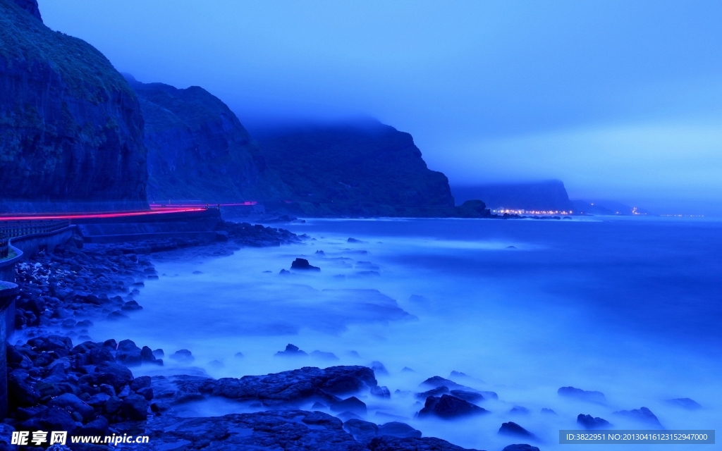 松娜峡湾 海边风景