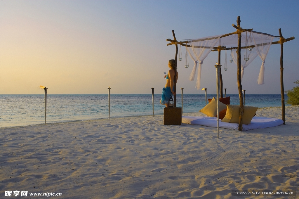 马尔代夫 海边风景