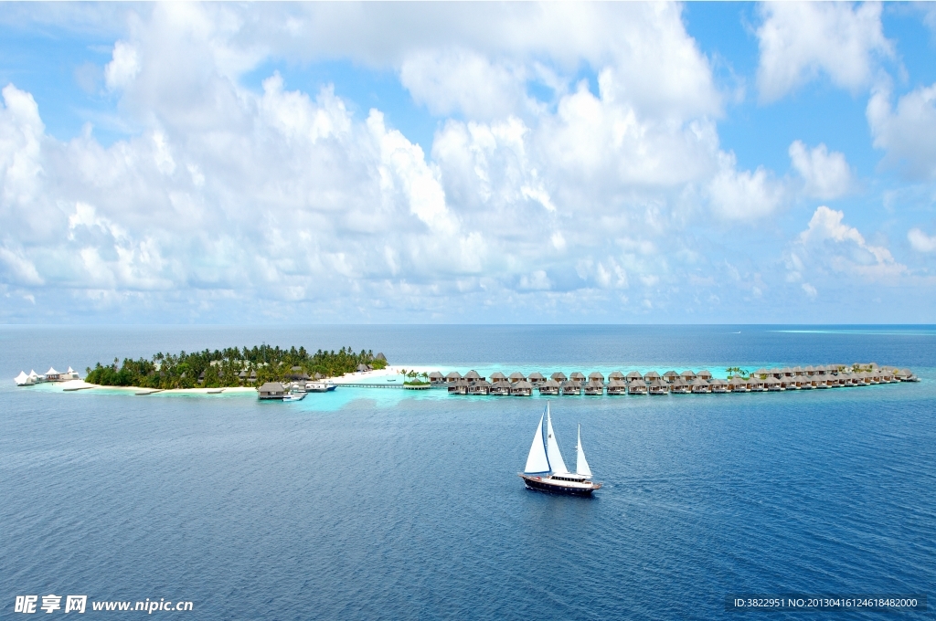 马尔代夫 海边风景