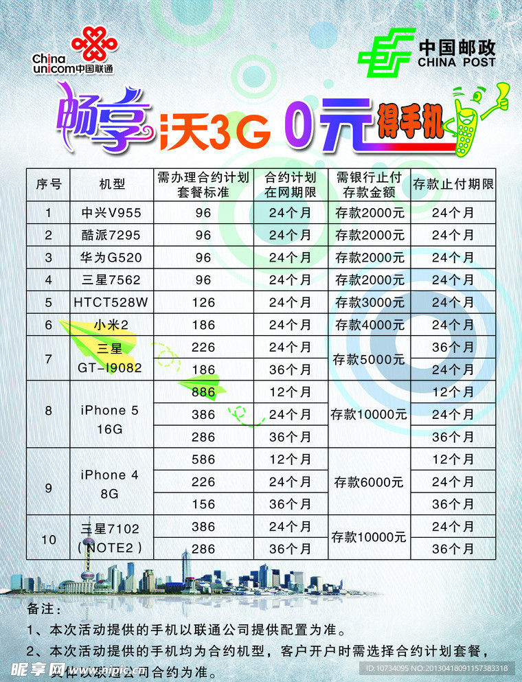 畅享沃3G