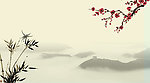 水墨 复古水墨画