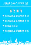 房地产经纪公司服务项