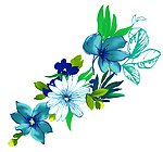 手绘花