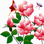 蝶花起舞