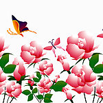 蝶花起舞