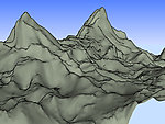 山石3D模型