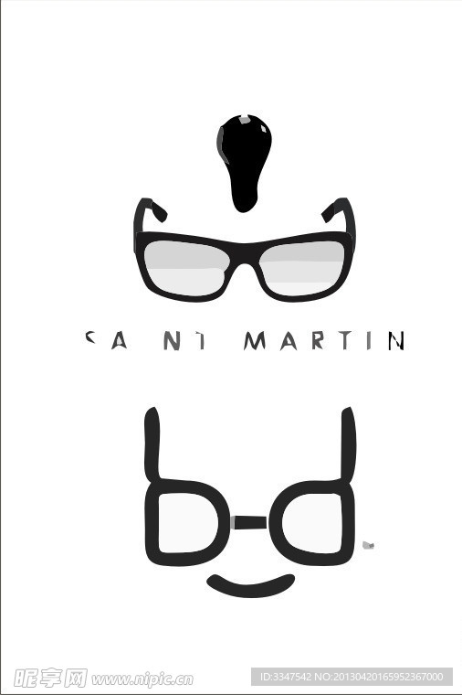 眼镜logo