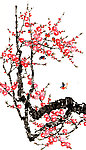 桃花国画