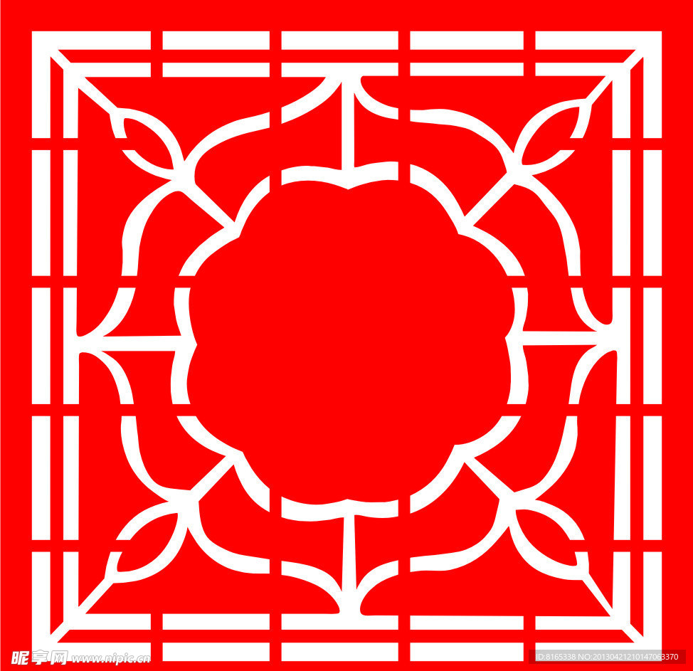 镂空古典花窗