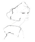 插画 美女