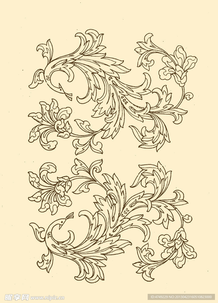 孔雀纹