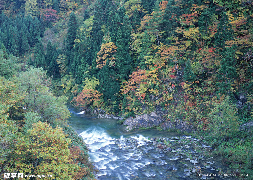 自然 山水 河流