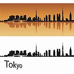 东京城市建筑剪影
