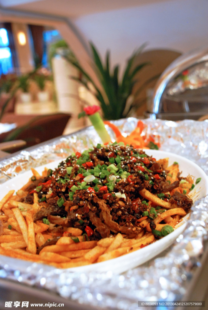 土豆牛肉丝