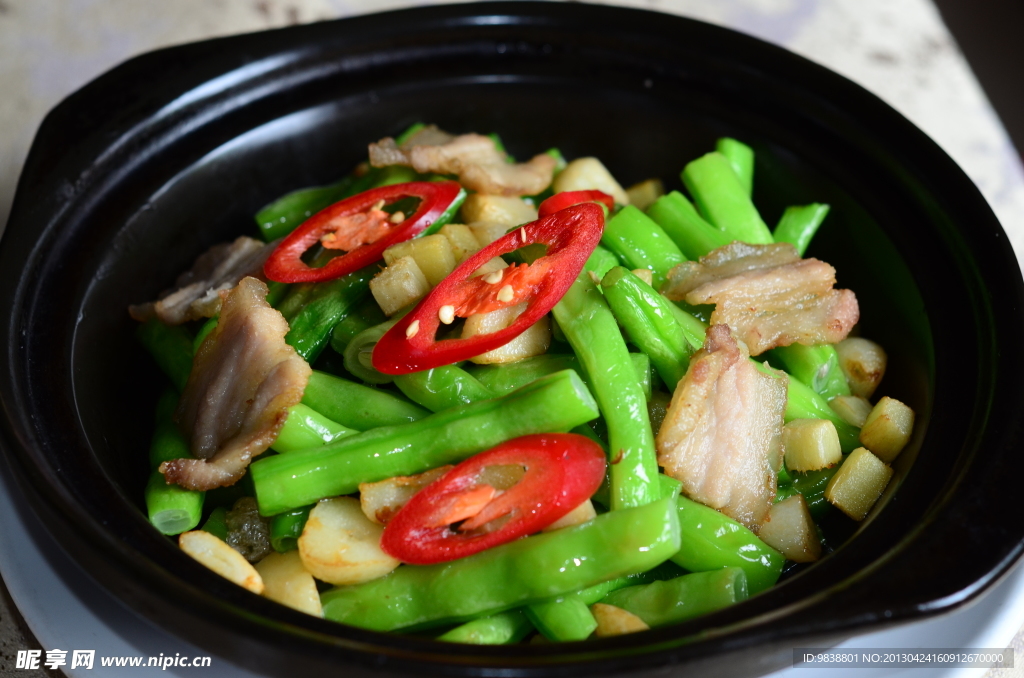 四季豆炒肉