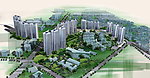水彩风格建筑
