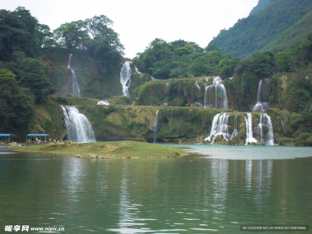 广西旅游 德山瀑布