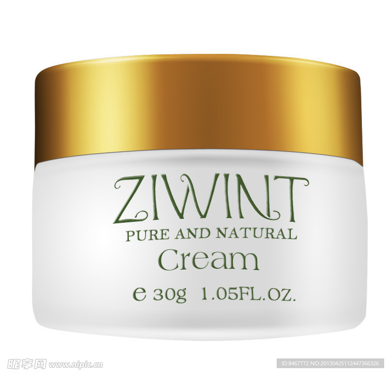 化妆品 膏霜psd源